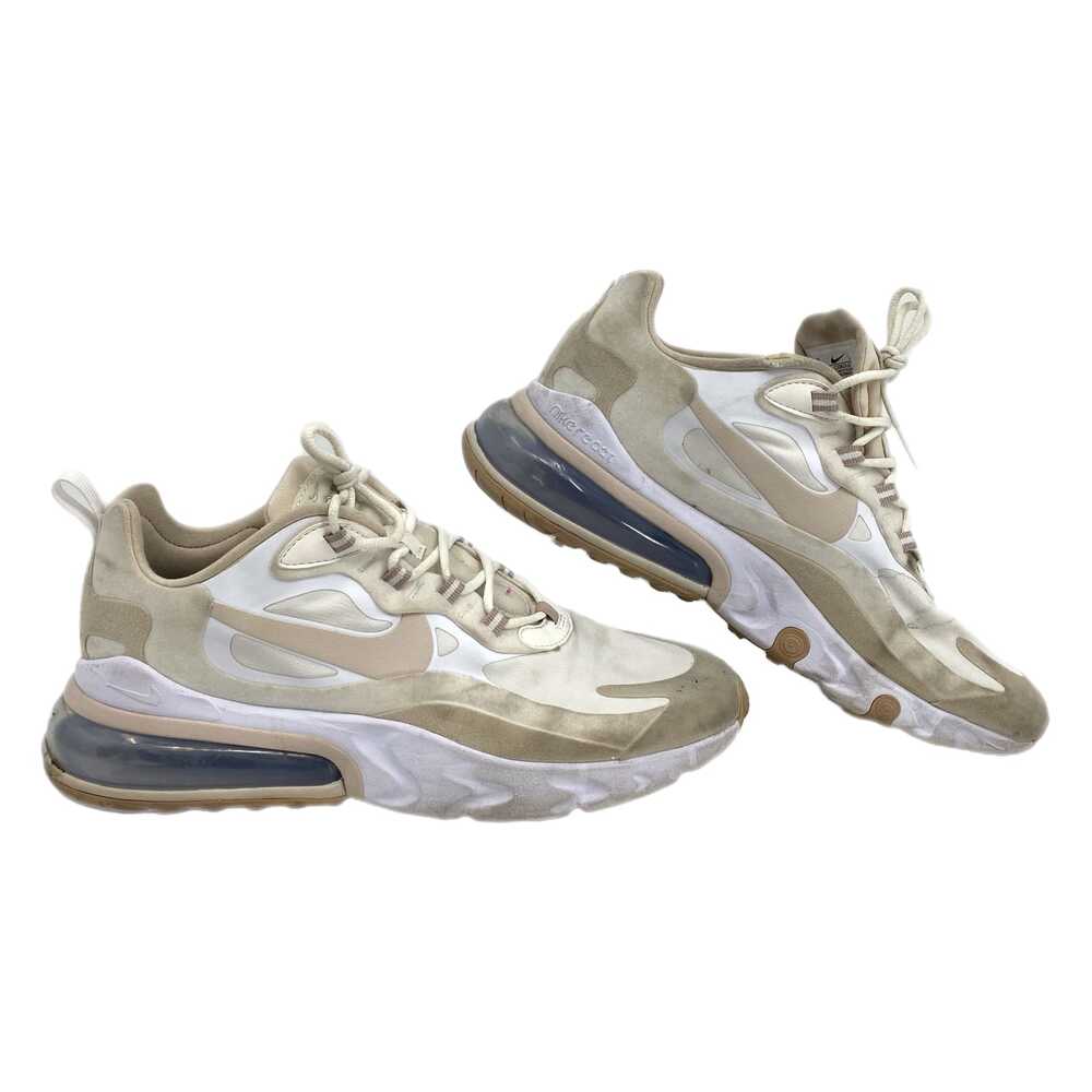 Nike Beige White Air 70 Sneakers Lace-Up Round Toe | Womens 10